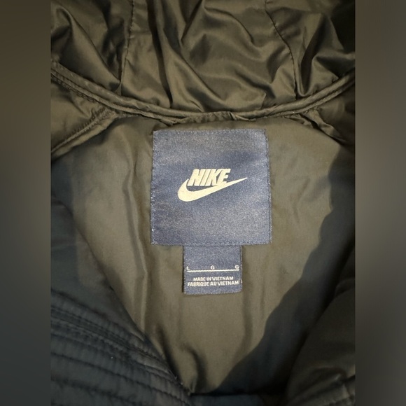 Nike~ Men’s Advance 15  Hooded Jacket Black Size‎ Large Hi-Low Hem Long Sleeve - Picture 7 of 13